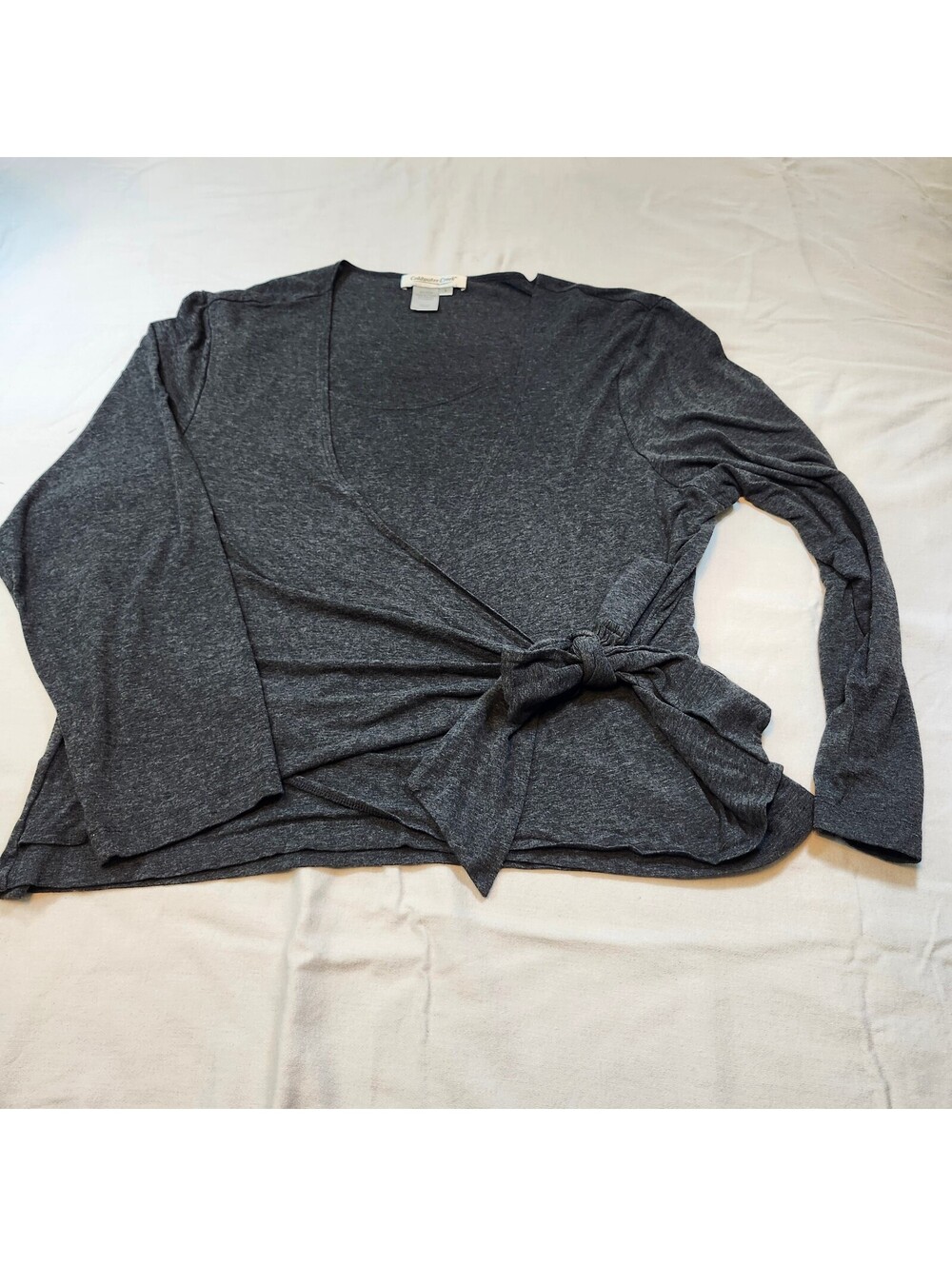 Coldwater Creek Long Sleeve Wraparound Top